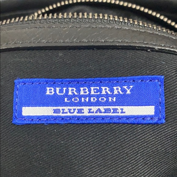 Vintage Black Leather Burberry - Picture 7 of 7
